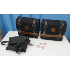 MOTOBRAŠNY ČERNO-HNĚDÁ - ORIGINÁL - JAWA 350CL PÉRÁK